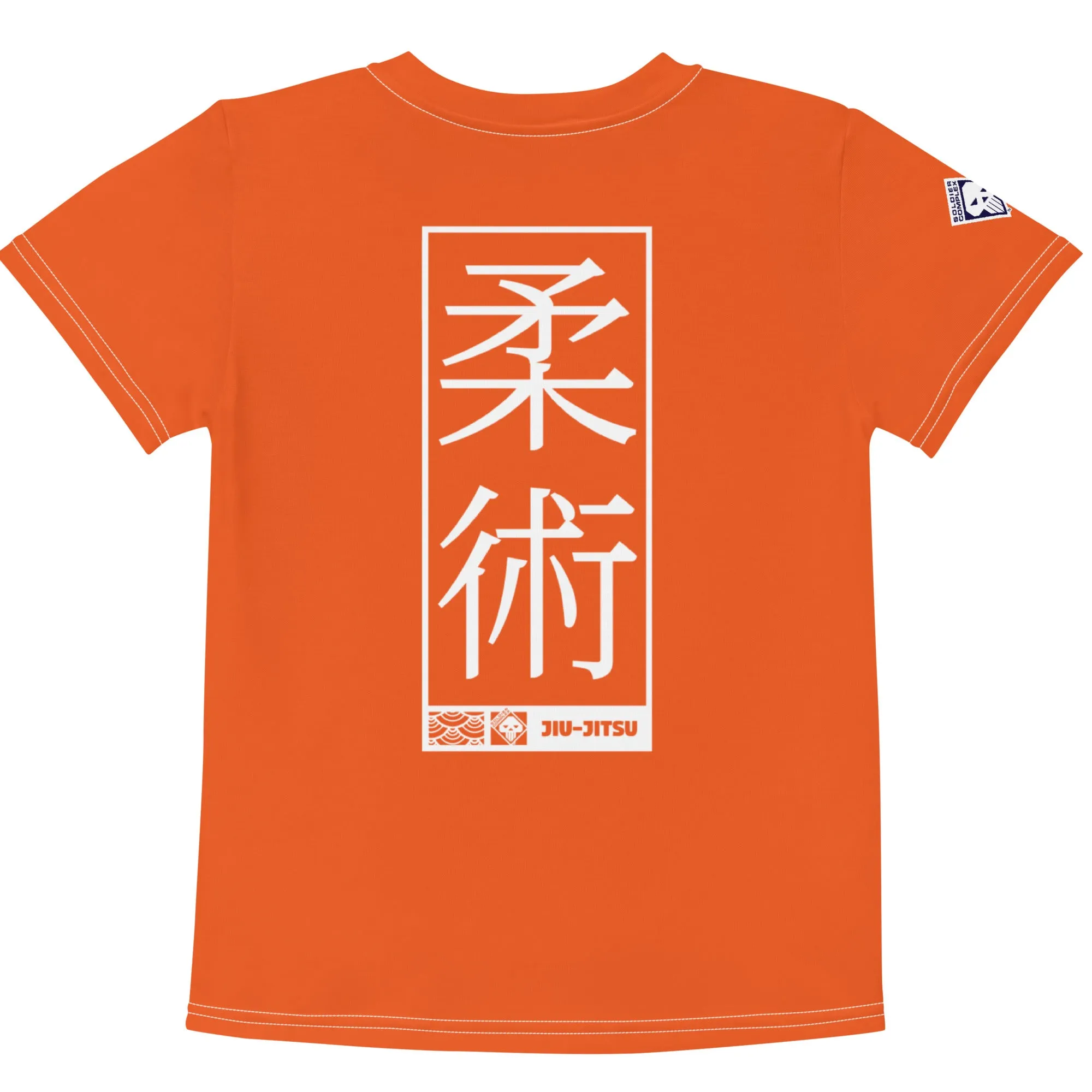 Active Wear Staple: Girl's Short Sleeve Jiu-Jitsu Rash Guard - Flamingo