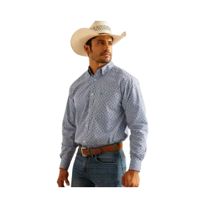 Ariat Men's Perry Classic Fit Blue Shirt