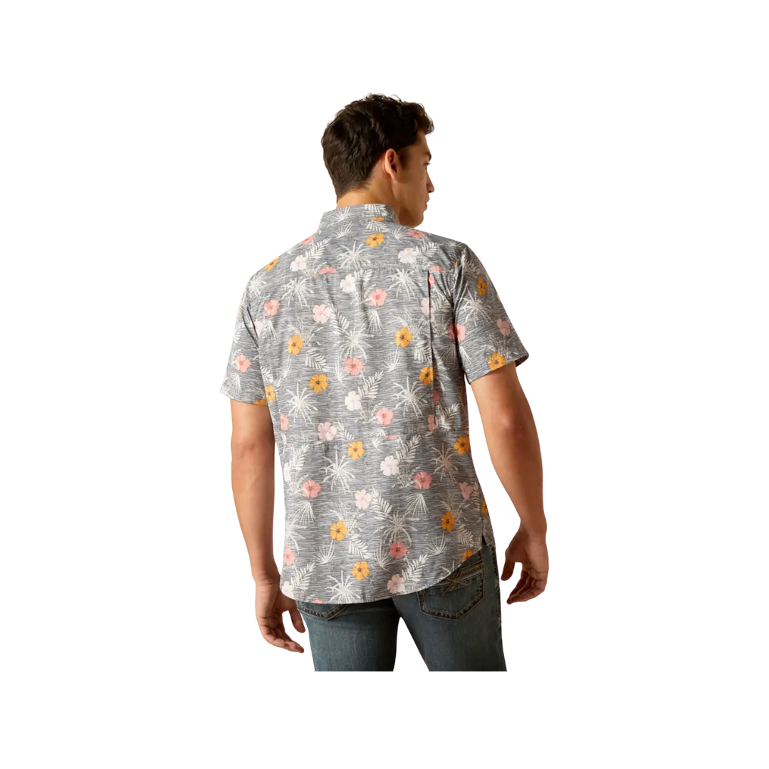 Ariat Men's Venttek Outbound Grey Flowers Shirt