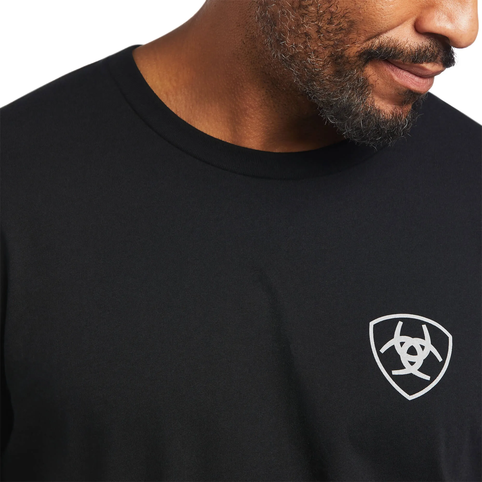 Ariat Men's Woodgrain Flag T-Shirt