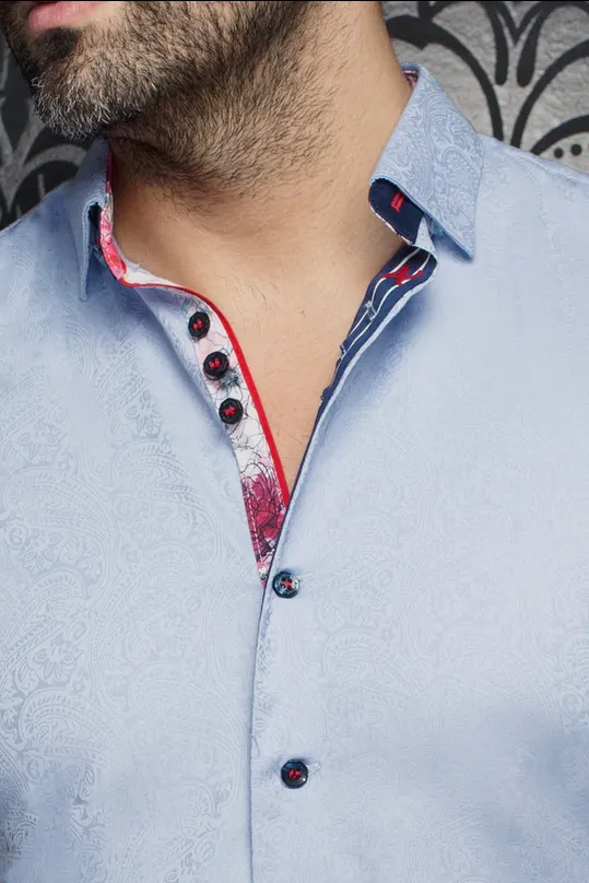Au Noir Short Sleeve | DONIZETTI, Light Blue