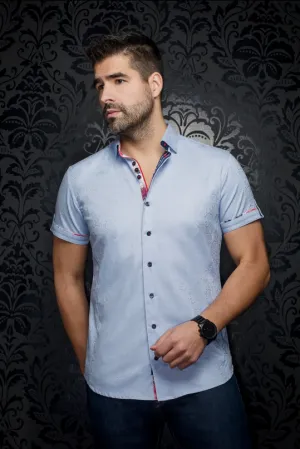 Au Noir Short Sleeve | DONIZETTI, Light Blue