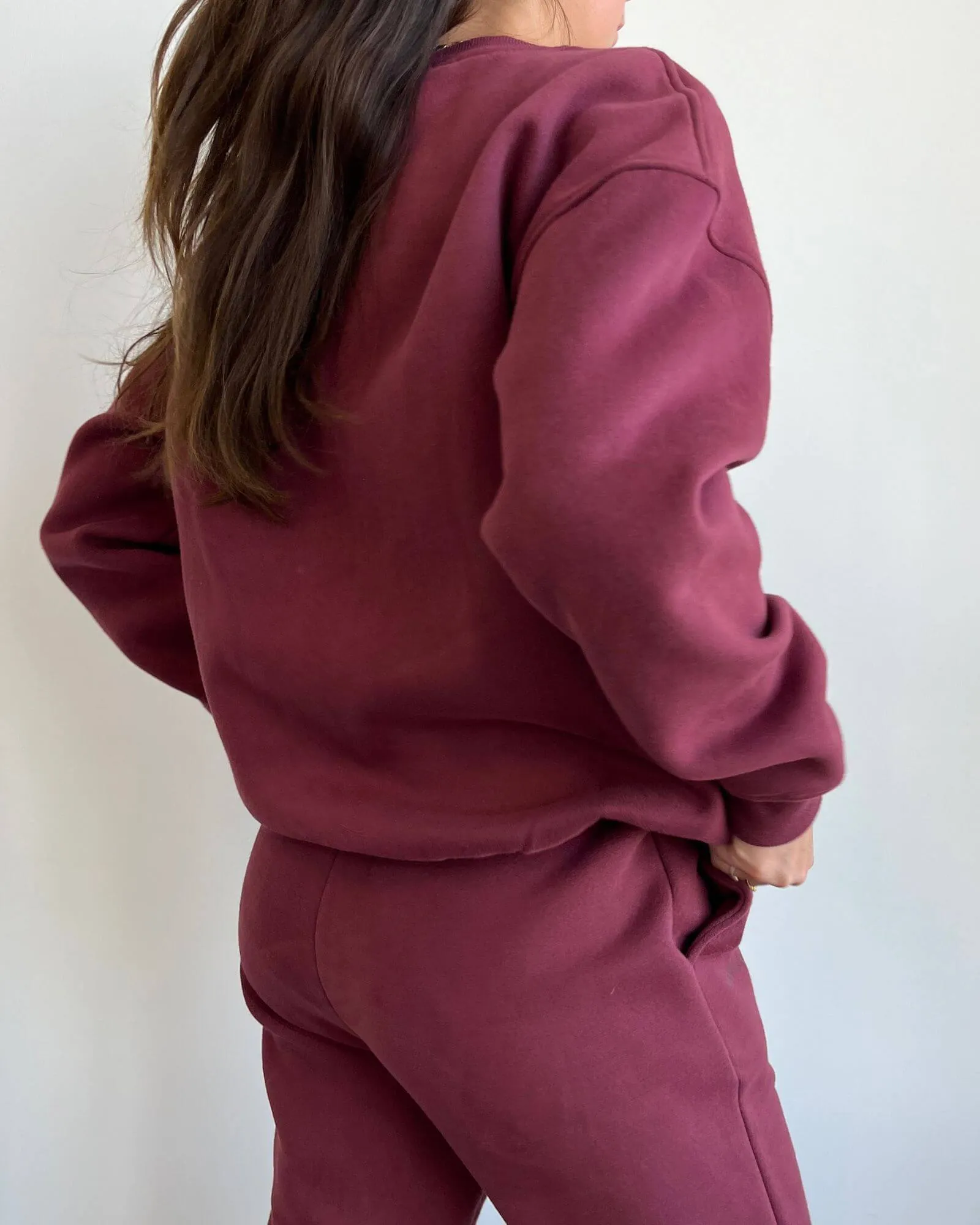 Basic crewneck - Burgundy