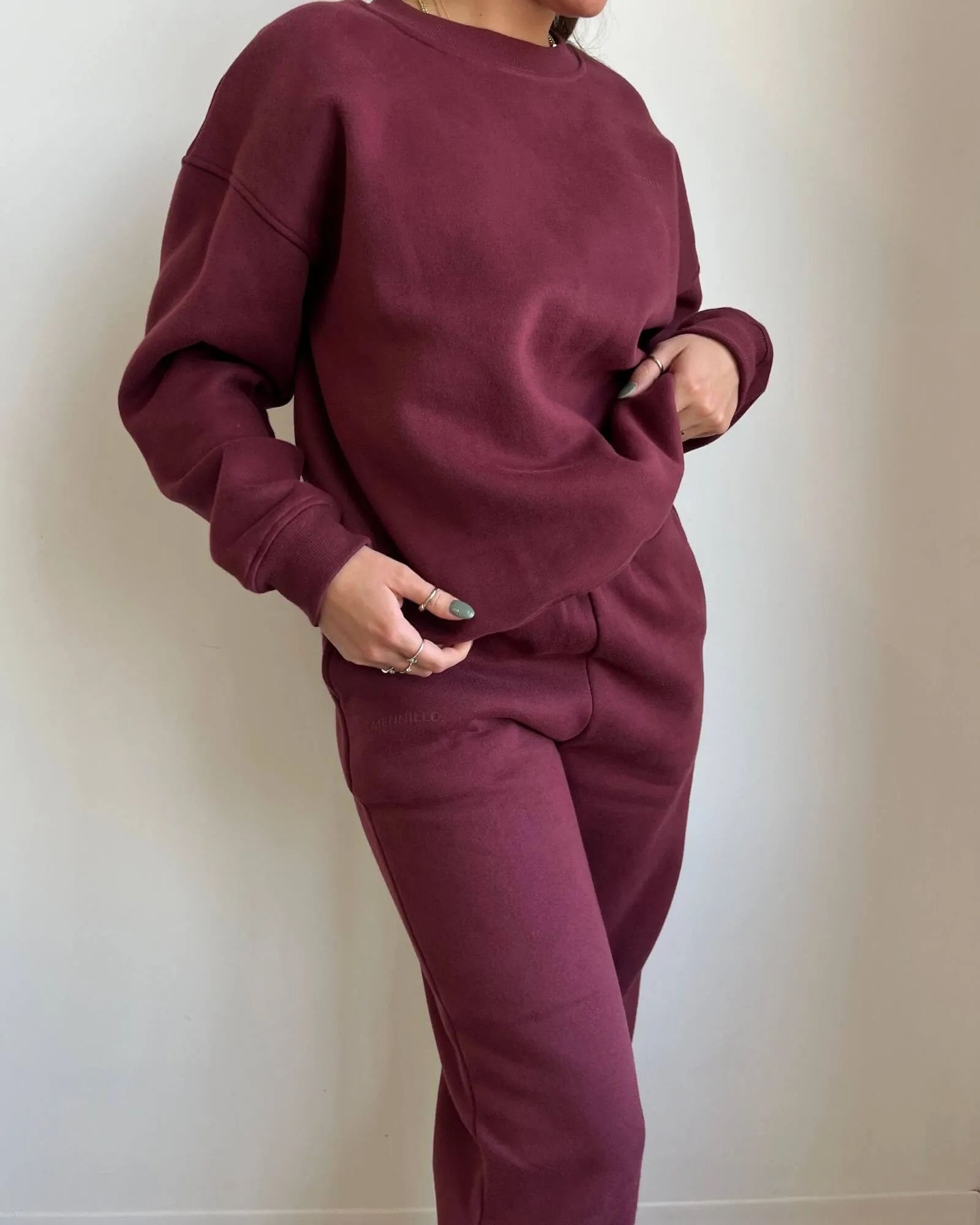 Basic crewneck - Burgundy