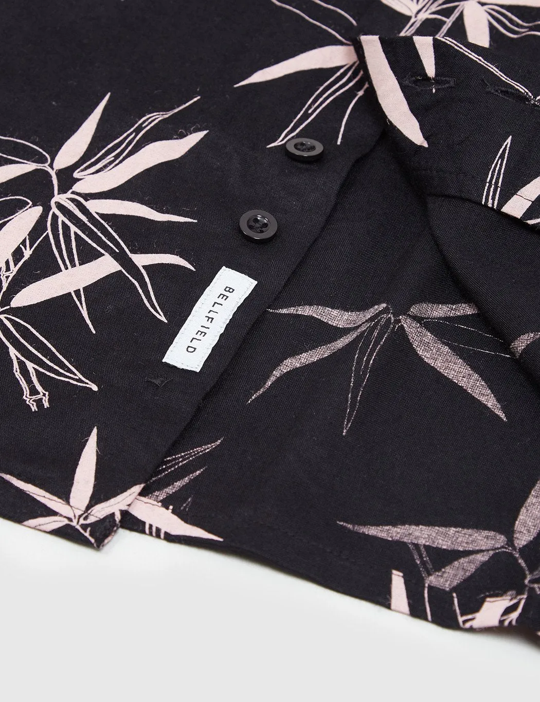 Bellfield Angkor Short Sleeve Shirt - Black