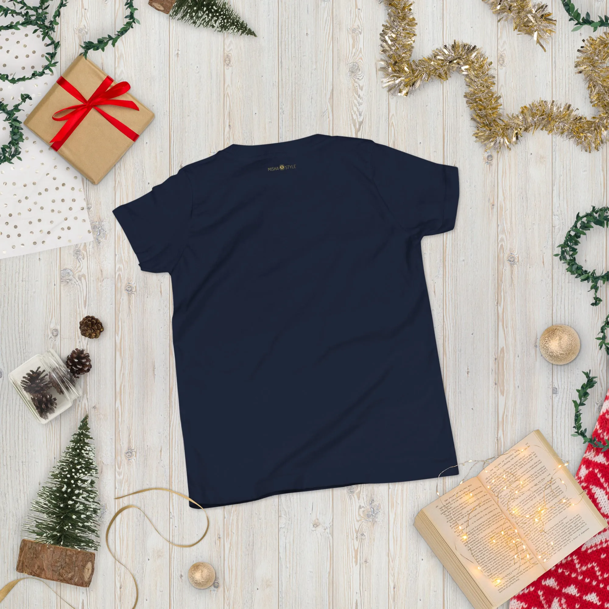 Belly Laugh Youth Short Sleeve Royal Navy T-Shirt