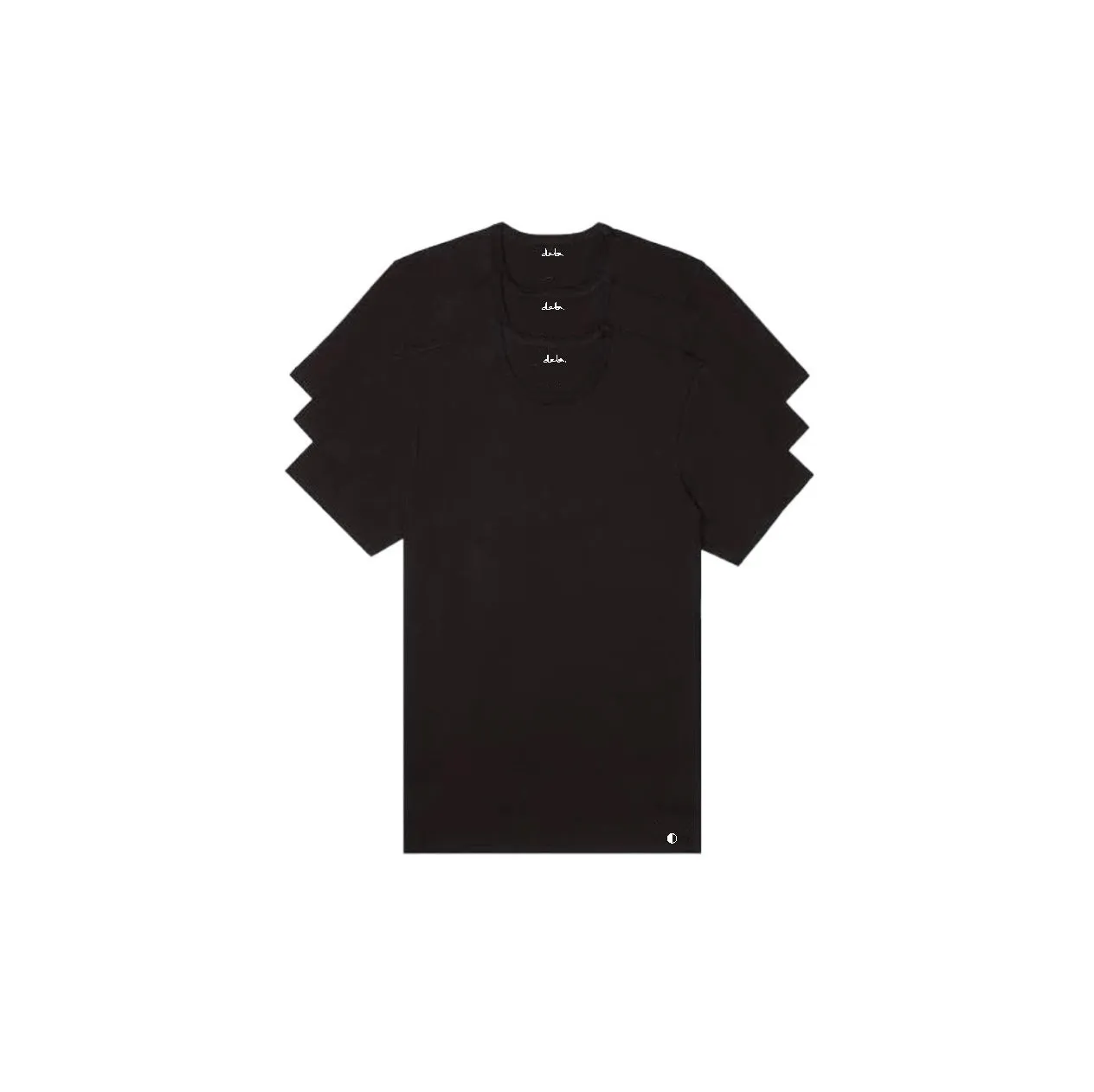 BLACK 3 PACK TEE
