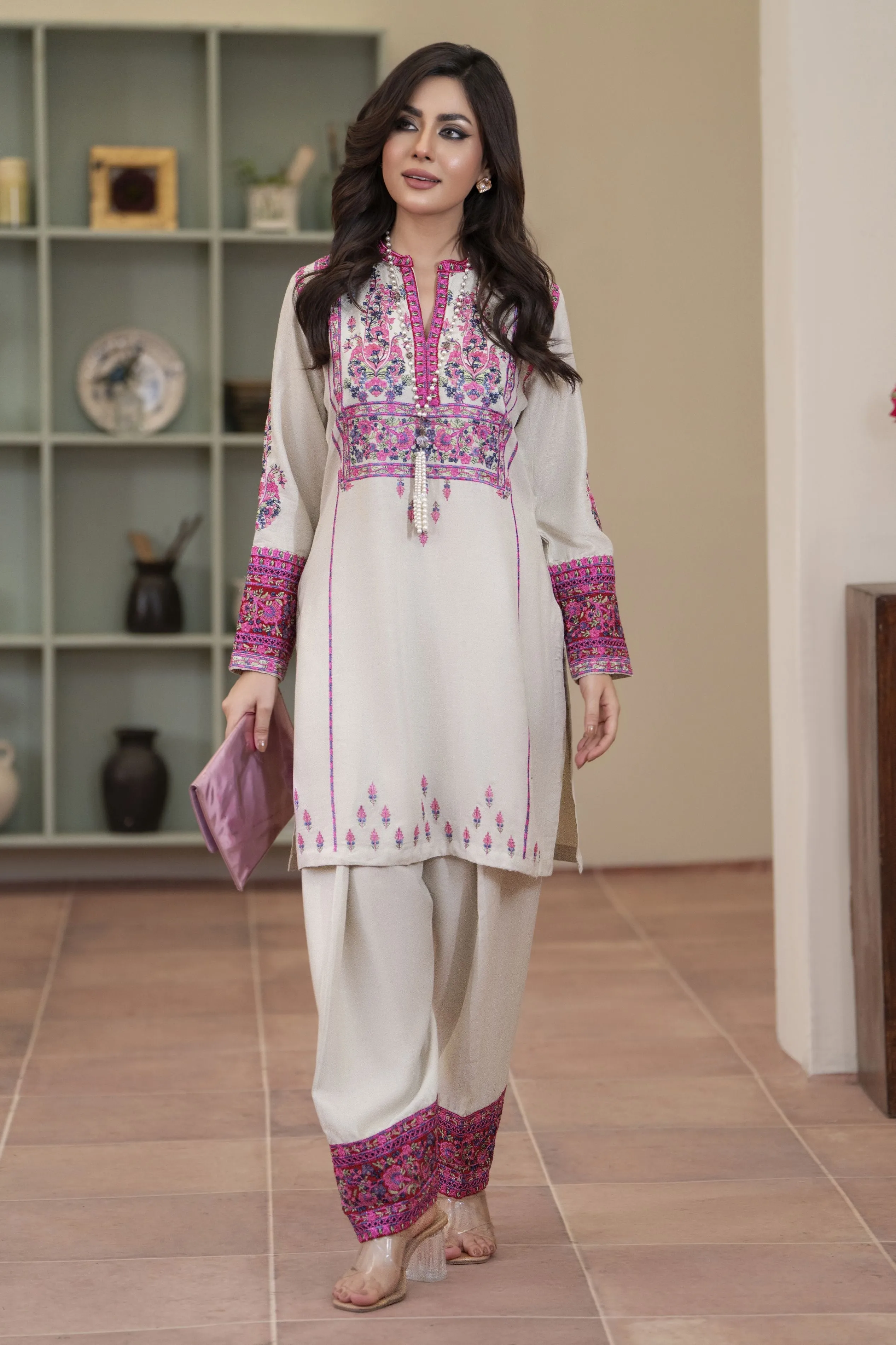 Bloomline Ready to Wear Embroidered Casual Shalwar Suit by Zaiwa ZBRW7