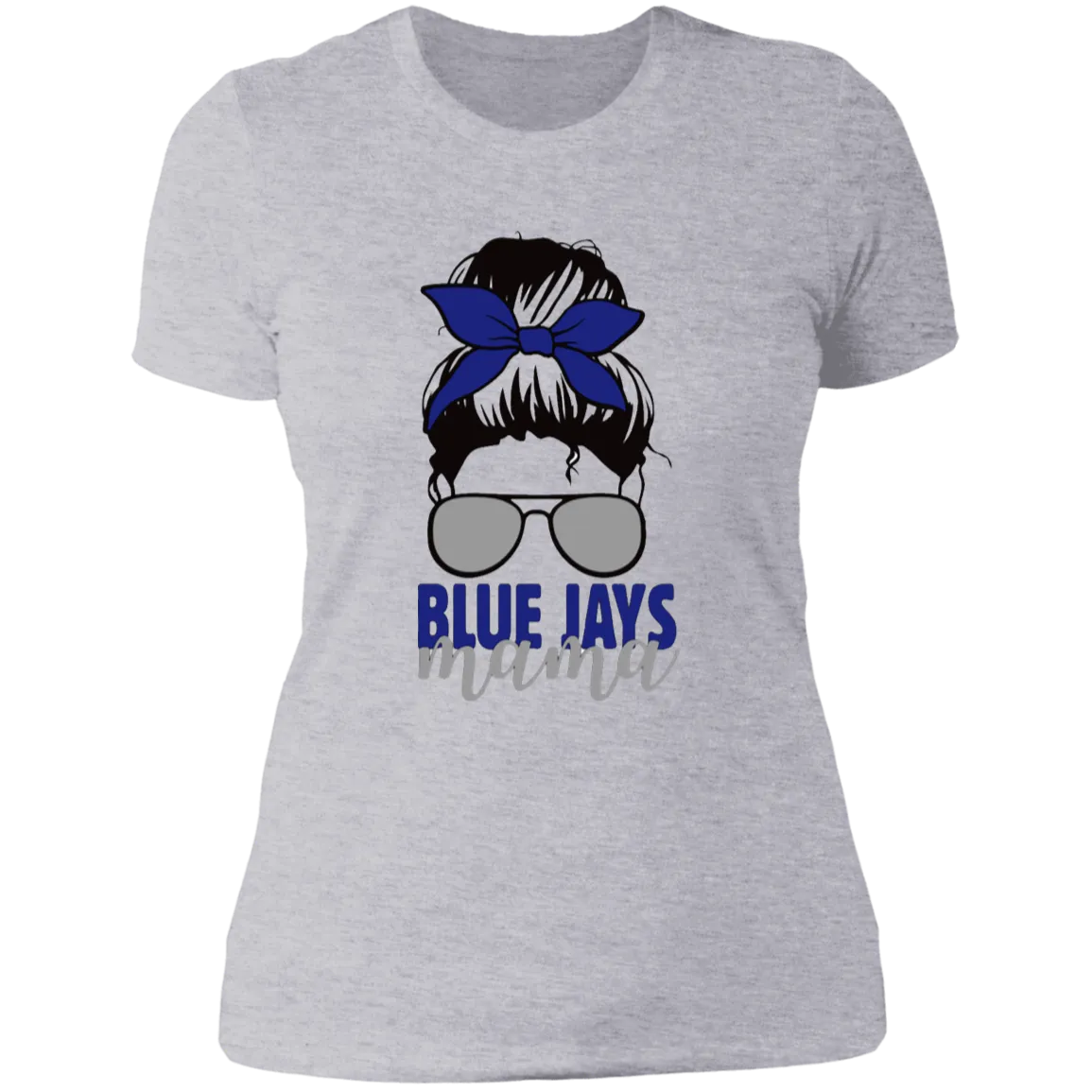 Blue Jays Mama NL3900 Ladies' Boyfriend T-Shirt