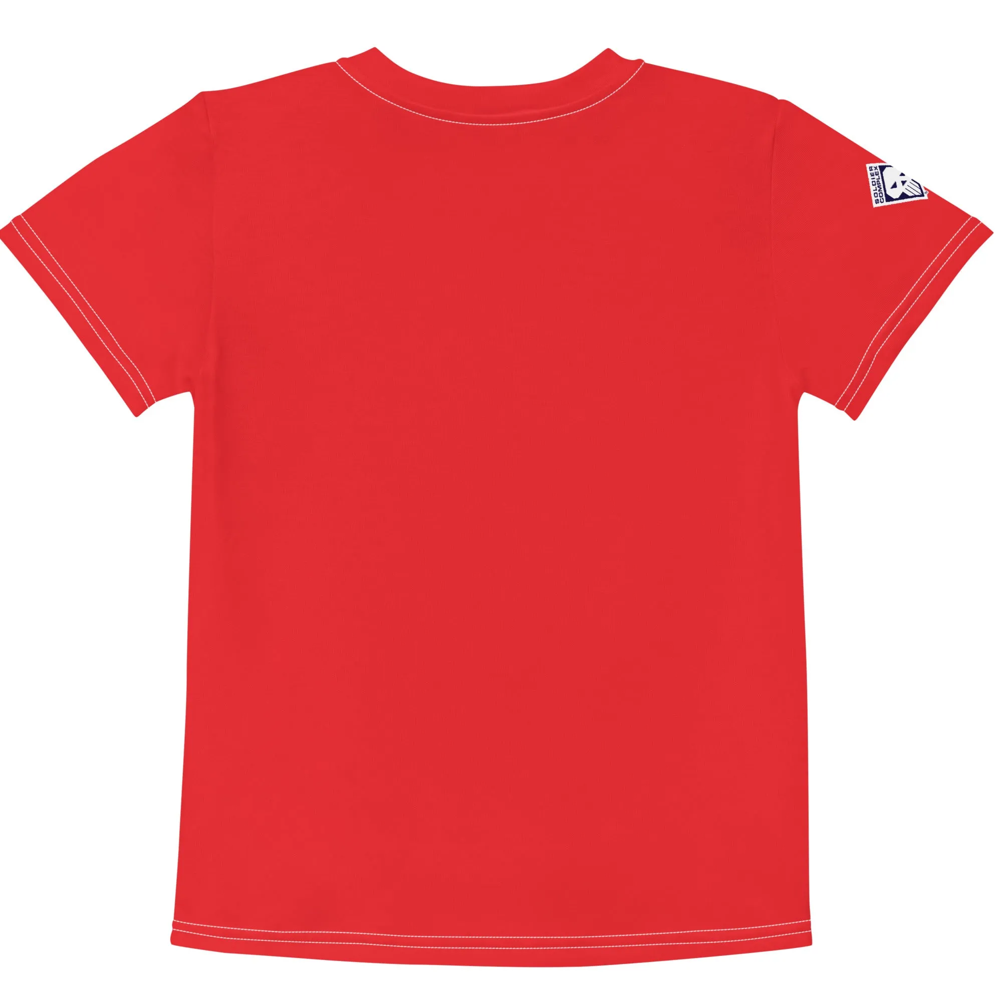 Boy's Short Sleeve Classic Judo Rash Guard: Active Wear for Adventures - Scarlet