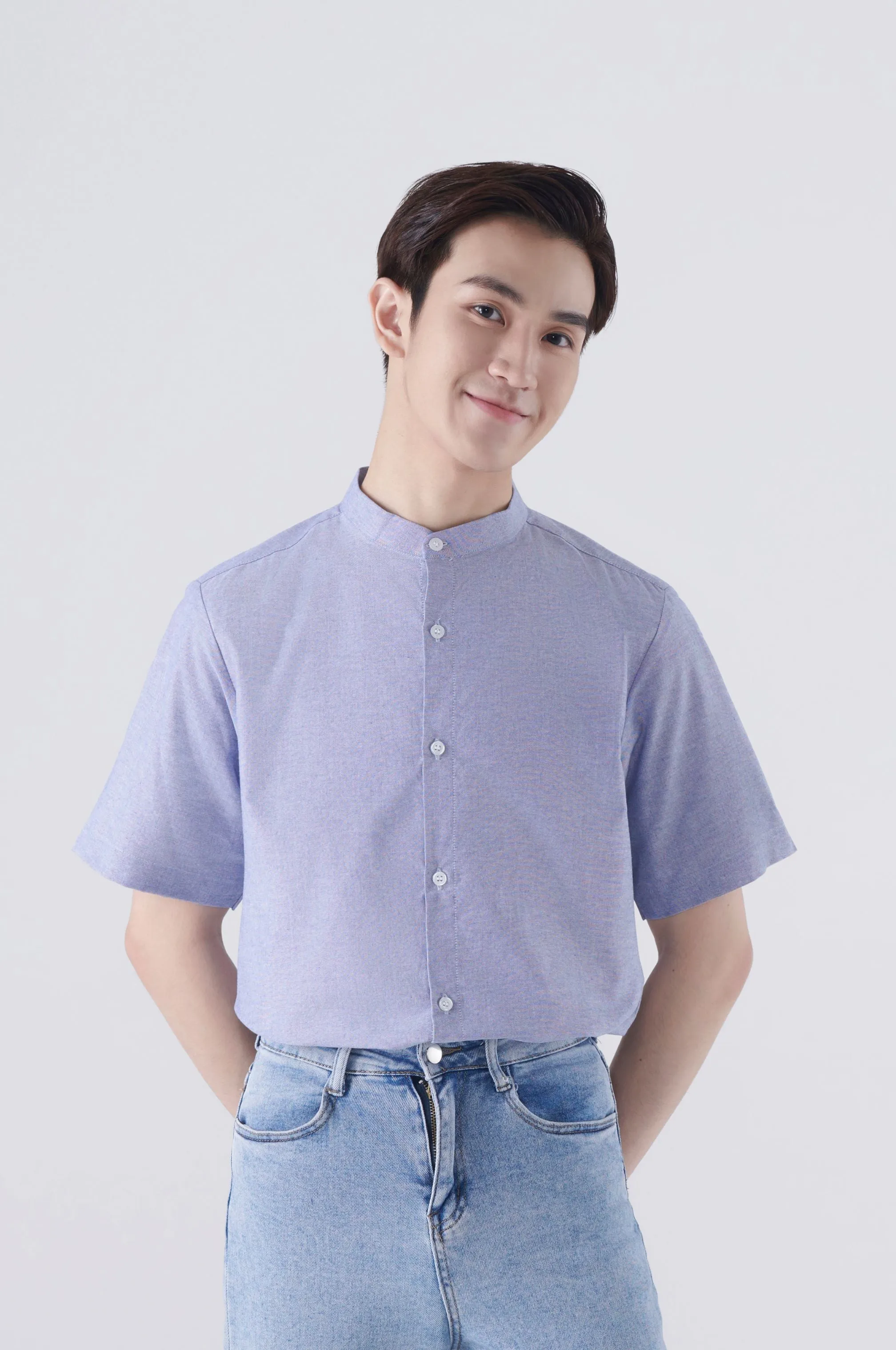 Brydan Light Blue Shirt, Short Sleeve