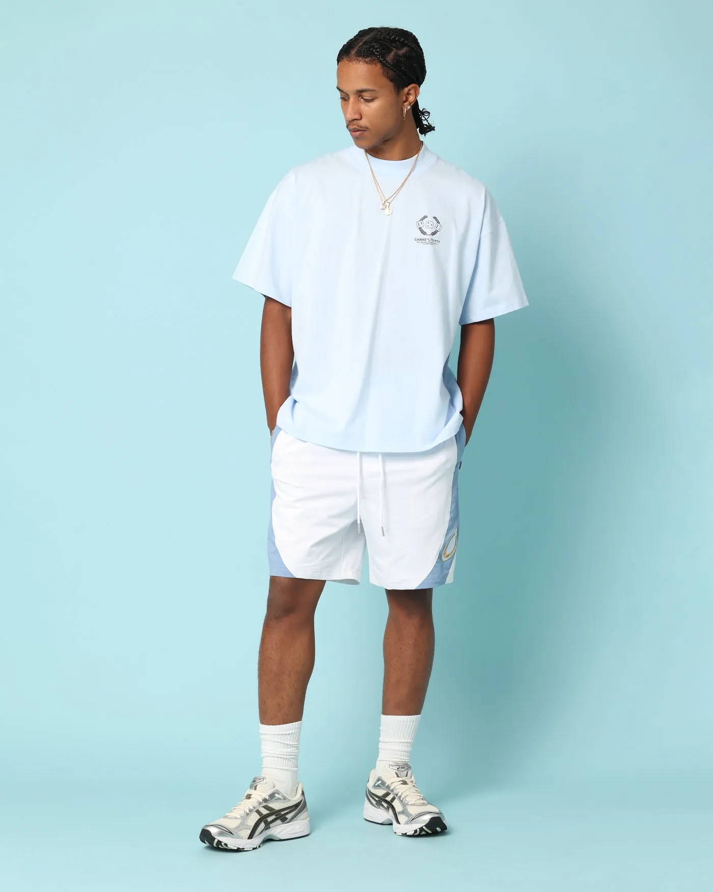 Carré Players Oversized T-Shirt Light Blue