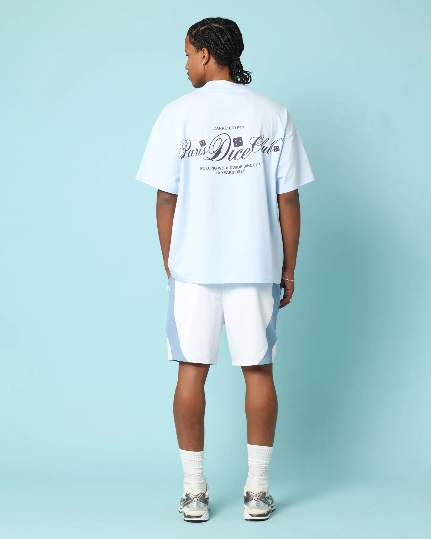 Carré Players Oversized T-Shirt Light Blue