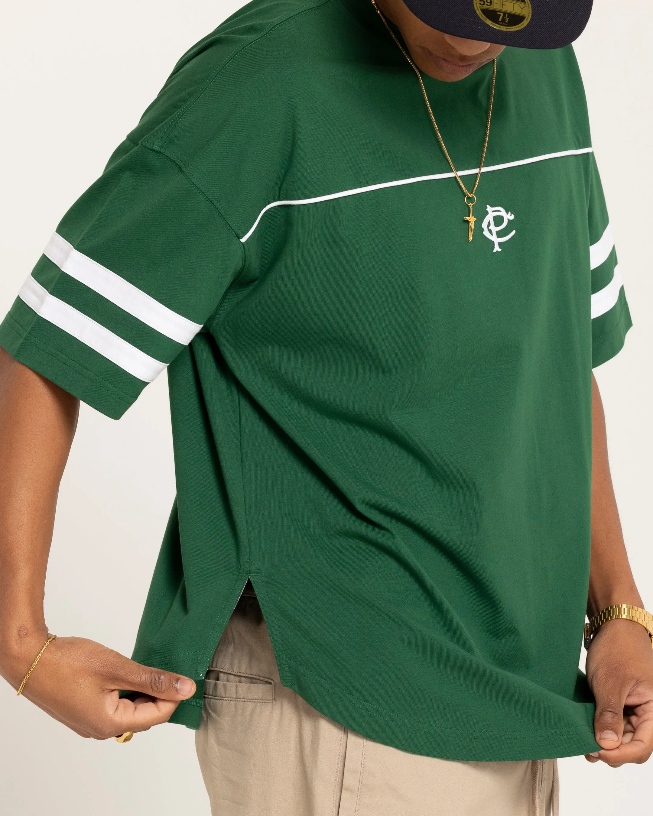 Carre CP Grid Iron T-Shirt Green