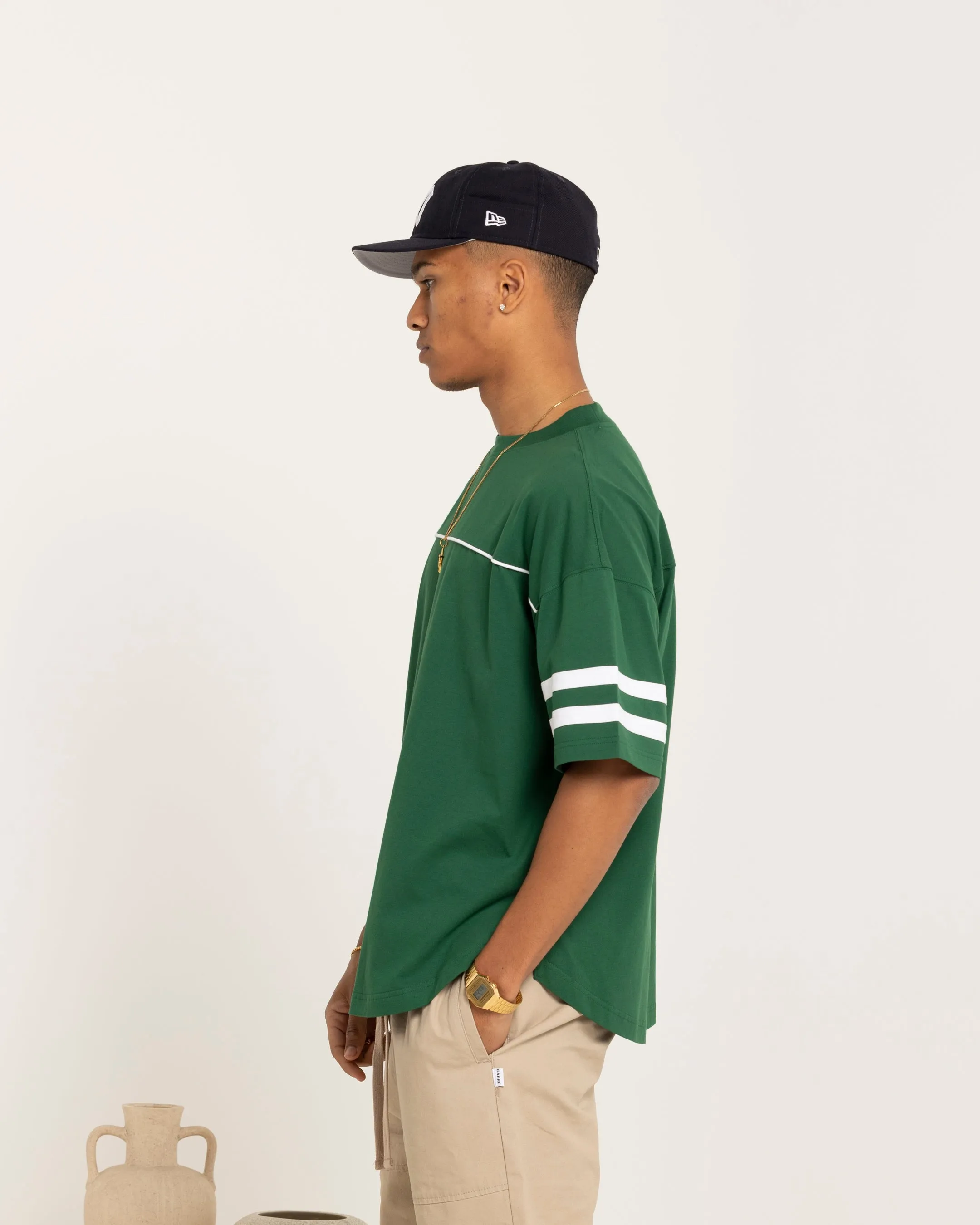 Carre CP Grid Iron T-Shirt Green