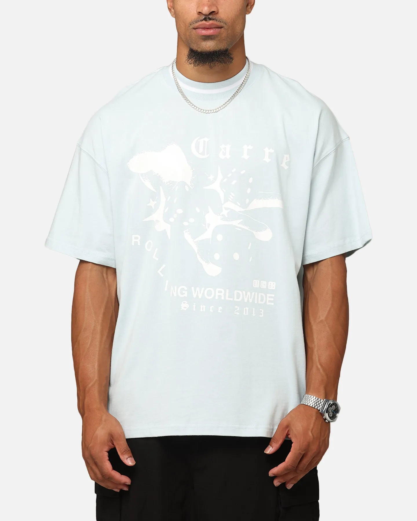 Carre Dice Club T-Shirt Light Blue