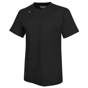 Champion Men's Black Vapor Cotton Short-Sleeve T-Shirt