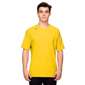 Champion Men's Sport Athletic Gold Vapor Cotton Short-Sleeve T-Shirt
