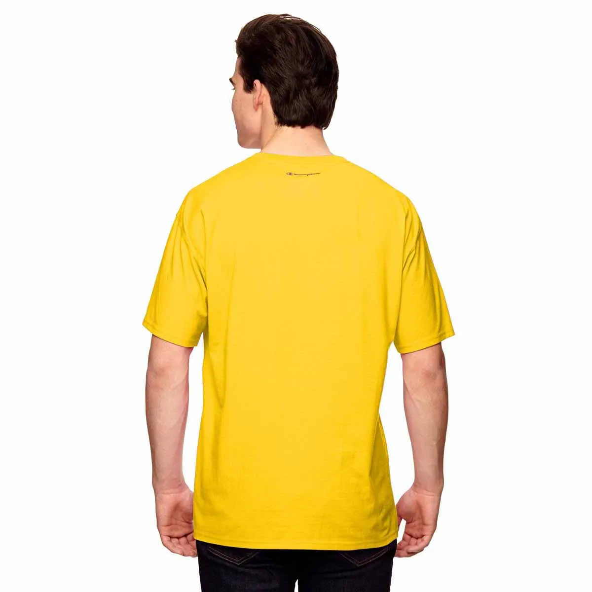 Champion Men's Sport Athletic Gold Vapor Cotton Short-Sleeve T-Shirt