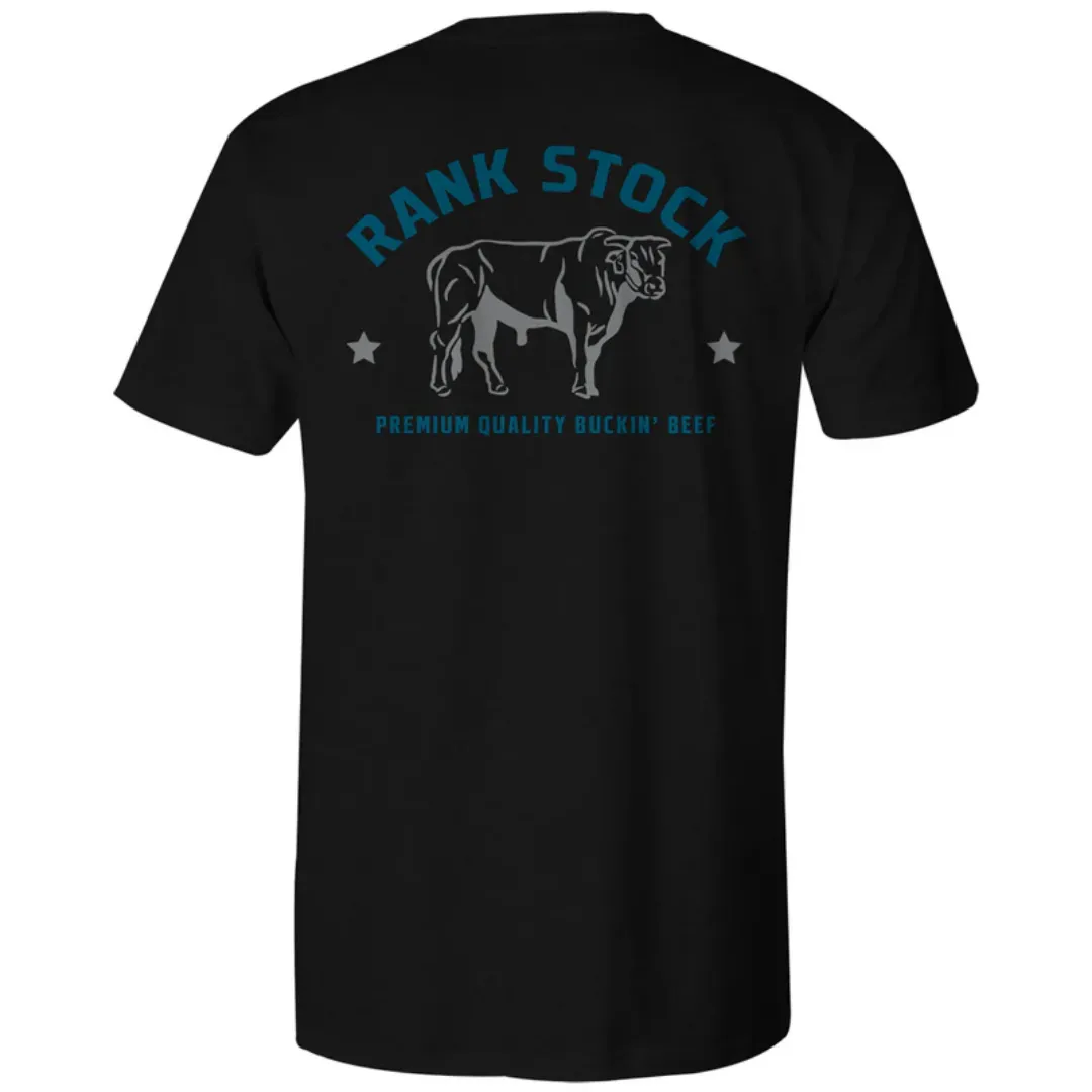 Charbary "Rank Stock" Black Tee Shirt By Hooey HT1684BK