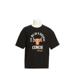 Cinch Kid's Black Ask Me In 8 Seconds T-Shirt