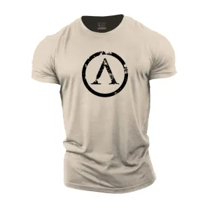 Circle Pattern Cotton T-Shirt