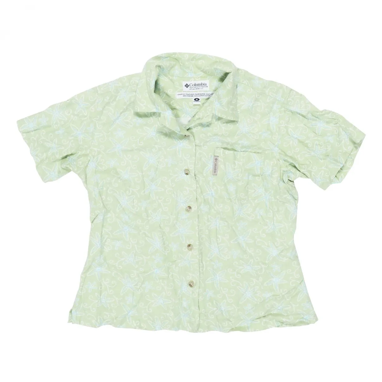 Columbia Short-Sleeve Print Button Up Shirt - Women's