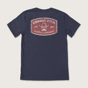 Cowboy Cool Supply Company Buckle T-Shirt - Heathered Midnight Navy