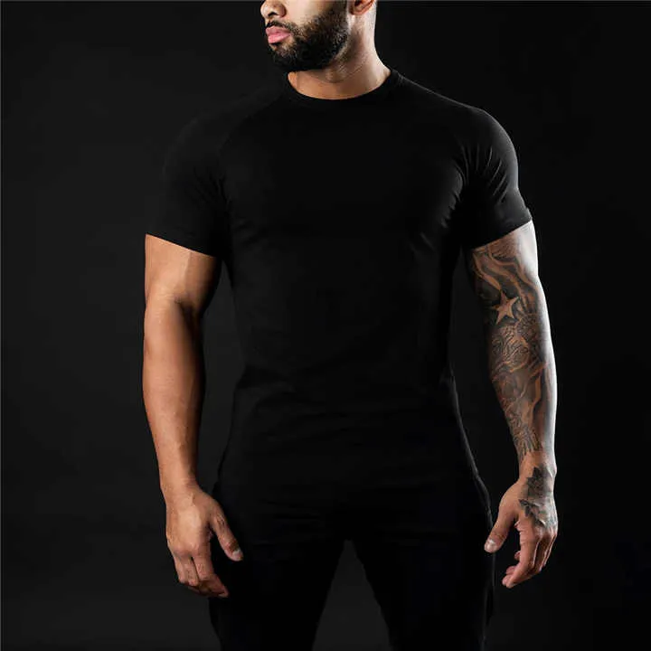 Custom Logo Fitness Gym Wear Plus Size Men's t .. تي شيرت رجالي بمقاسات كبيرة بشعار مخصص