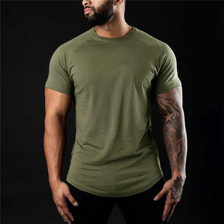 Custom Logo Fitness Gym Wear Plus Size Men's t .. تي شيرت رجالي بمقاسات كبيرة بشعار مخصص