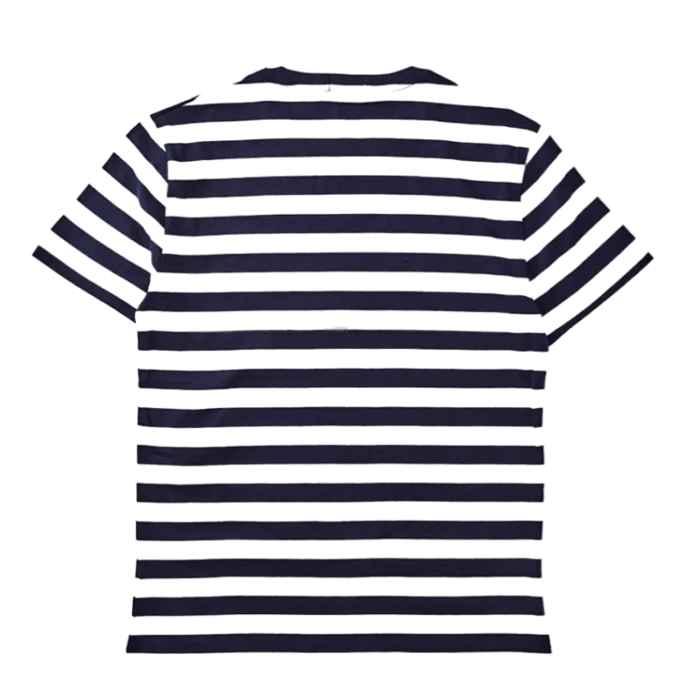 Custom Slim Fit Striped Jersey T-Shirt