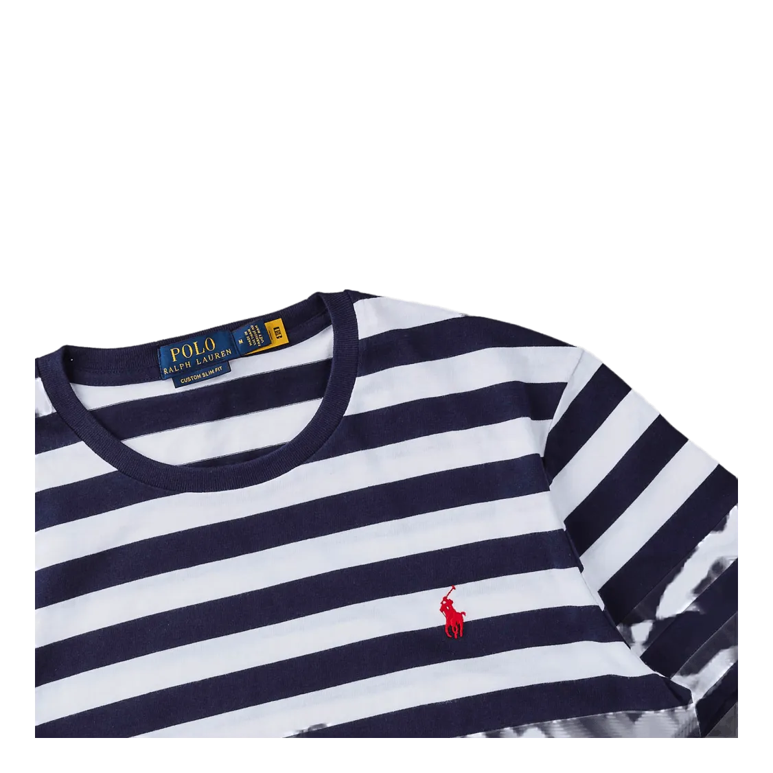 Custom Slim Fit Striped Jersey T-Shirt