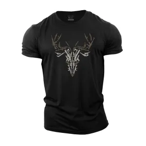 Deer Graphic Men's Fitness T-shirts