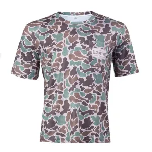 Dry-fit Pocketed Short Sleeve Camo