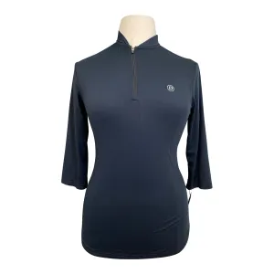 Dublin Equestrian 3/4 Sleeve Sun Shirt in Black - Women's XL