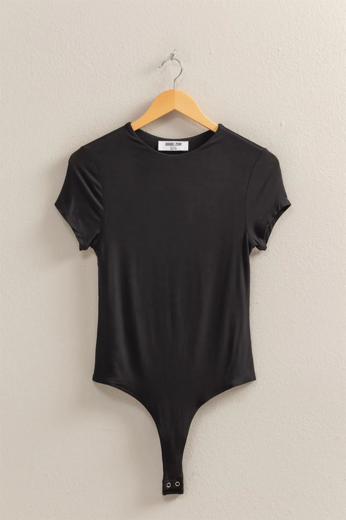 DZ25C470-Double Layered Cap Sleeve Bodysuit