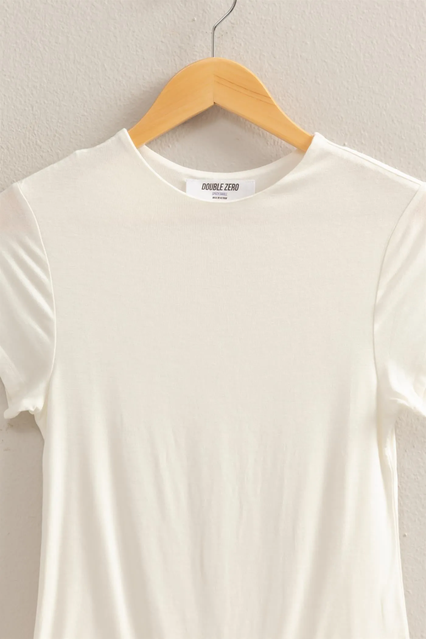 DZ25C470-Double Layered Cap Sleeve Bodysuit