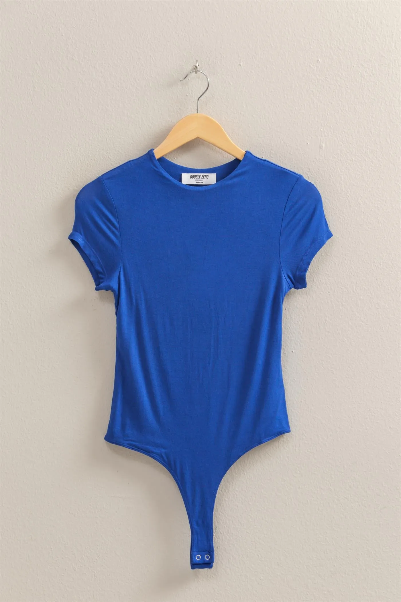 DZ25C470-Double Layered Cap Sleeve Bodysuit