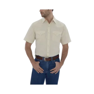 Ely & Walker Men's Short Sleeve Solid Western Shirt
