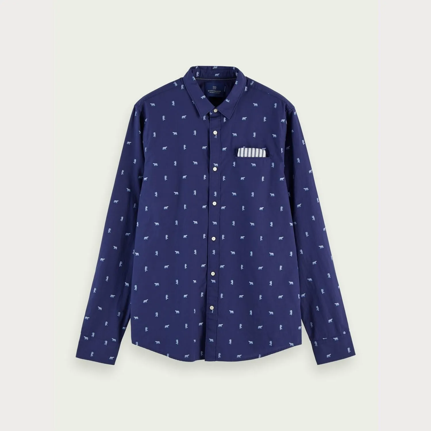 Embroidered Pocket Shirt