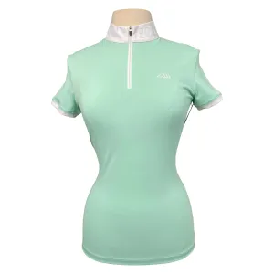 Equiline 'Casec' Zip Competition Polo in Mint - Women's Medium