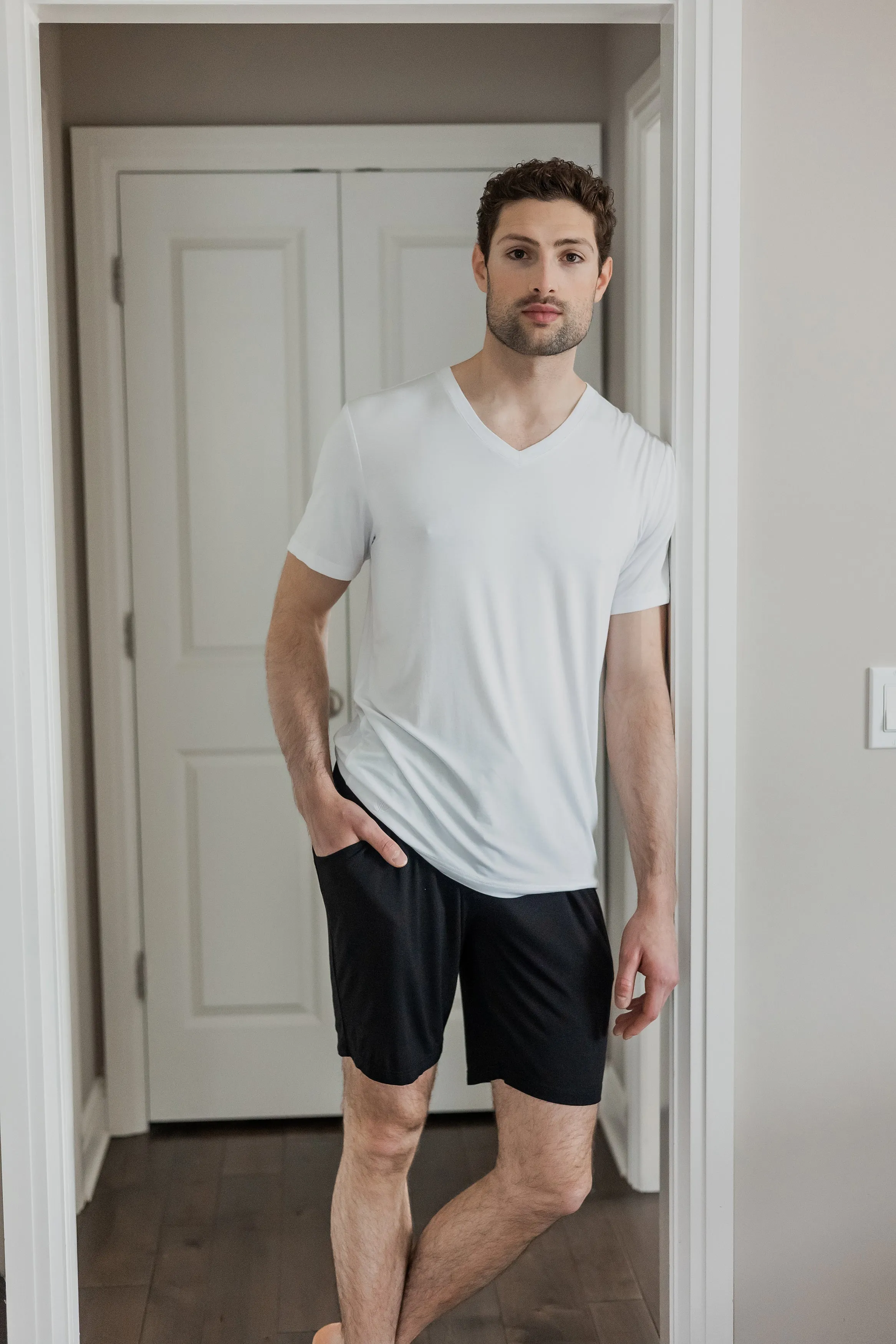 Essential Bamboo Short Sleeve V-Neck