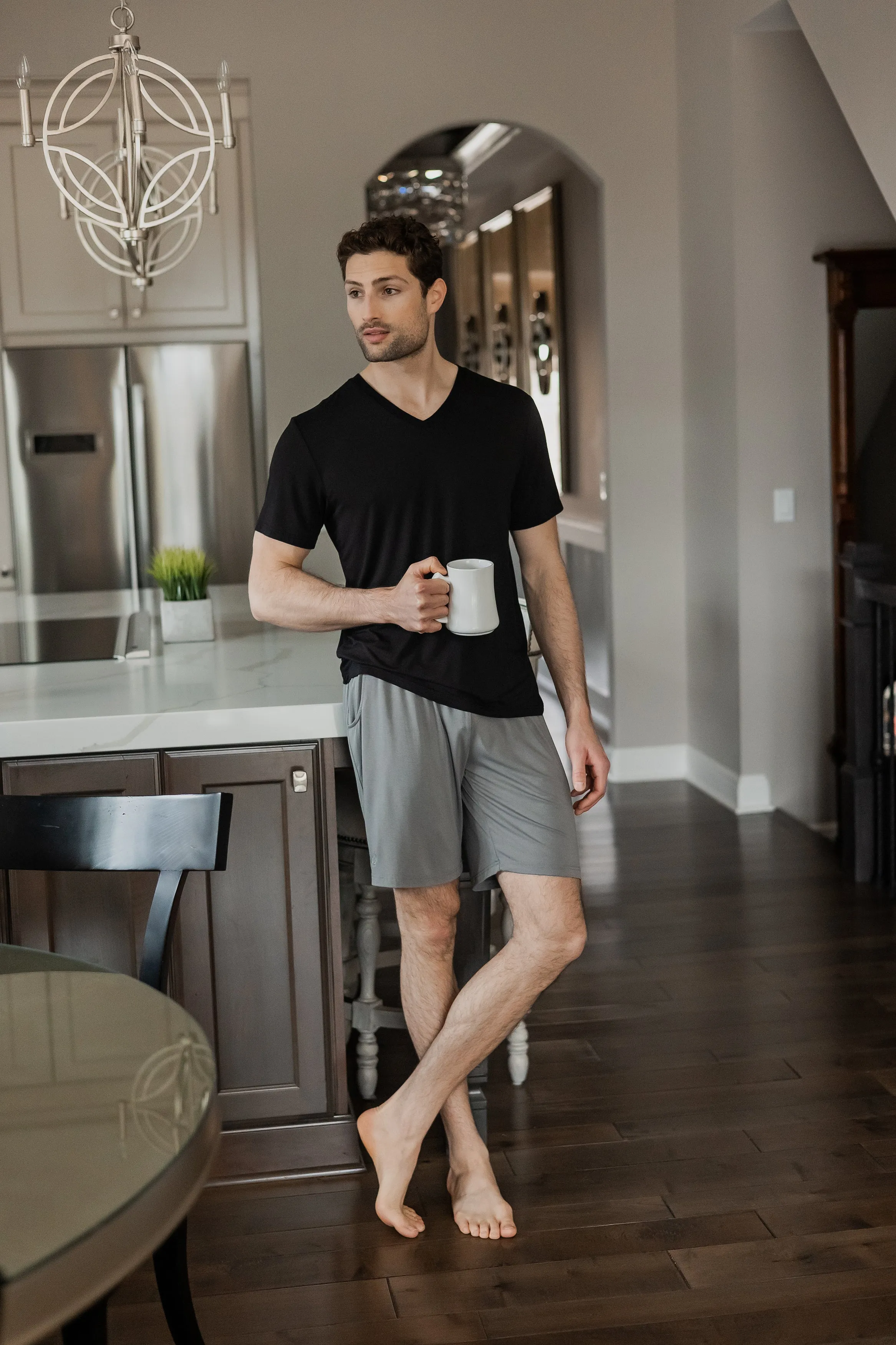 Essential Bamboo Short Sleeve V-Neck