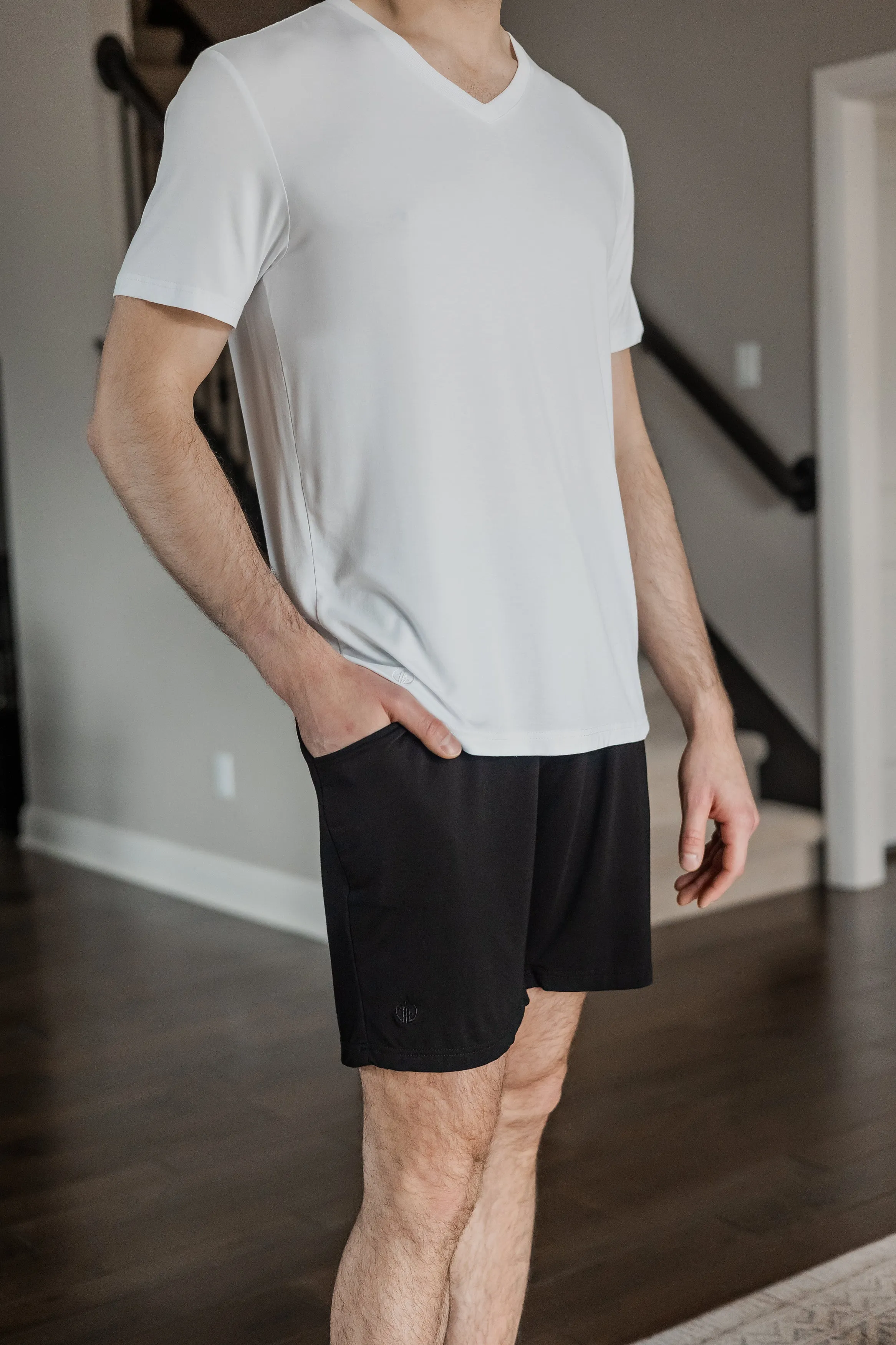 Essential Bamboo Short Sleeve V-Neck