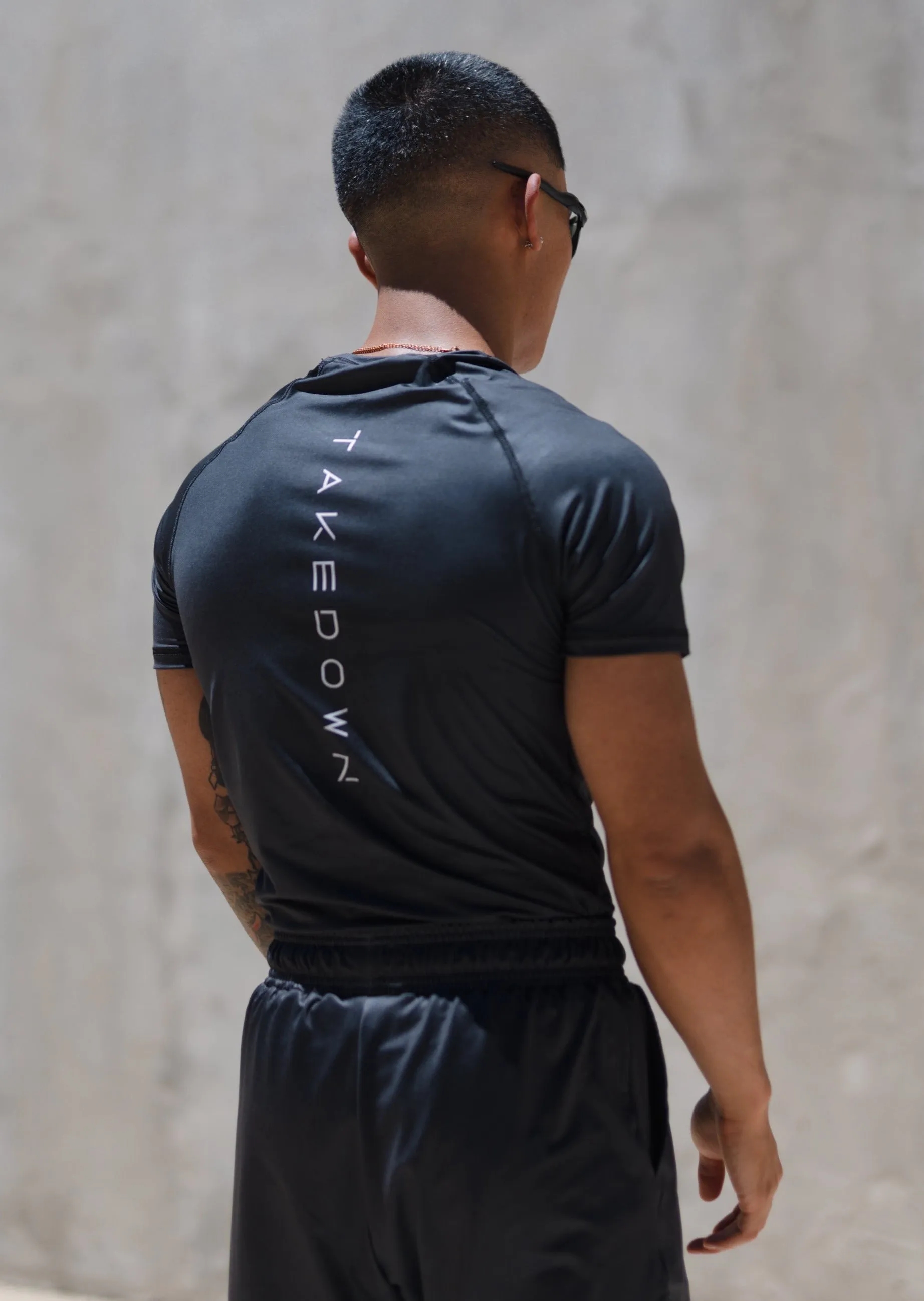 Essential Black Fight Kit (Fight Short & Rashguard Bundle)