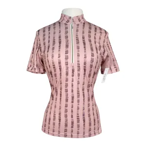 FITS 'Cool Breeze' Short Sleeve Sun Shirt in Pink - Women's Small