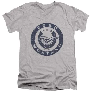 Ford Mustang Lucky Ford Mustang Short-Sleeve V-Neck T-Shirt