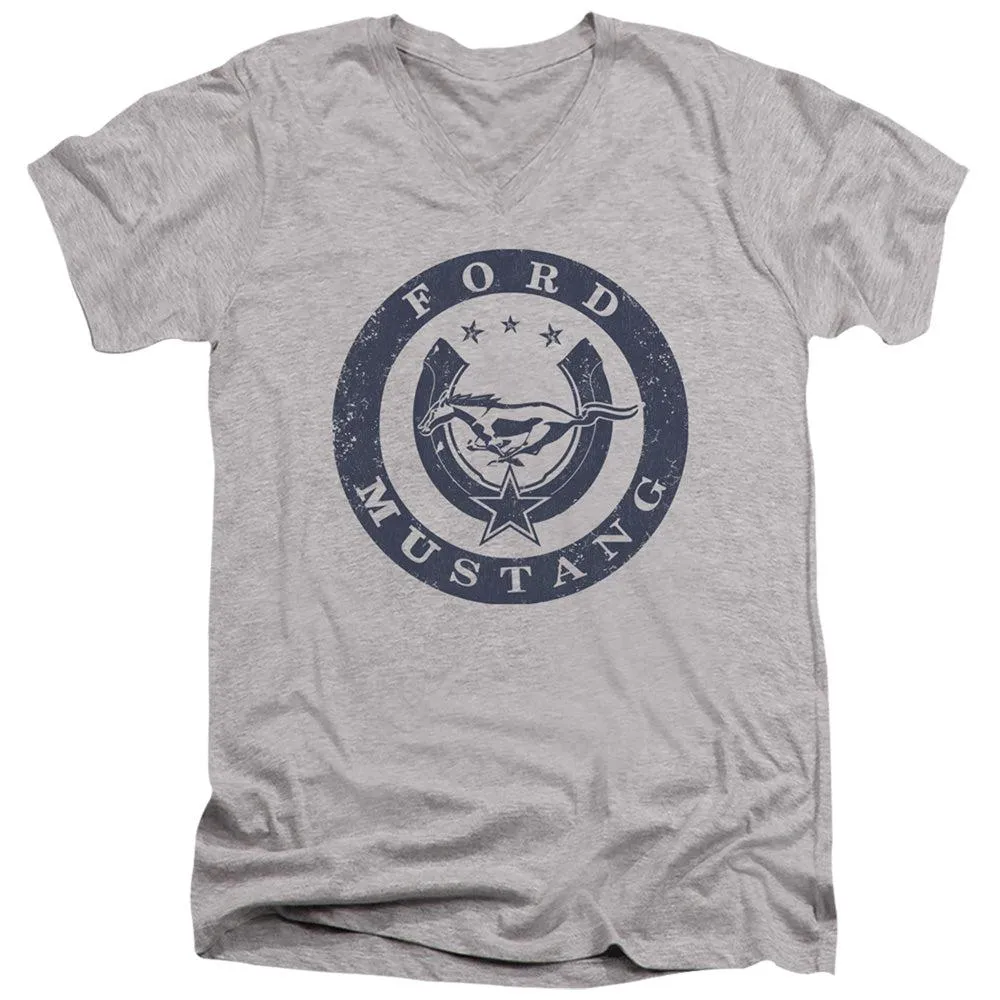 Ford Mustang Lucky Ford Mustang Short-Sleeve V-Neck T-Shirt