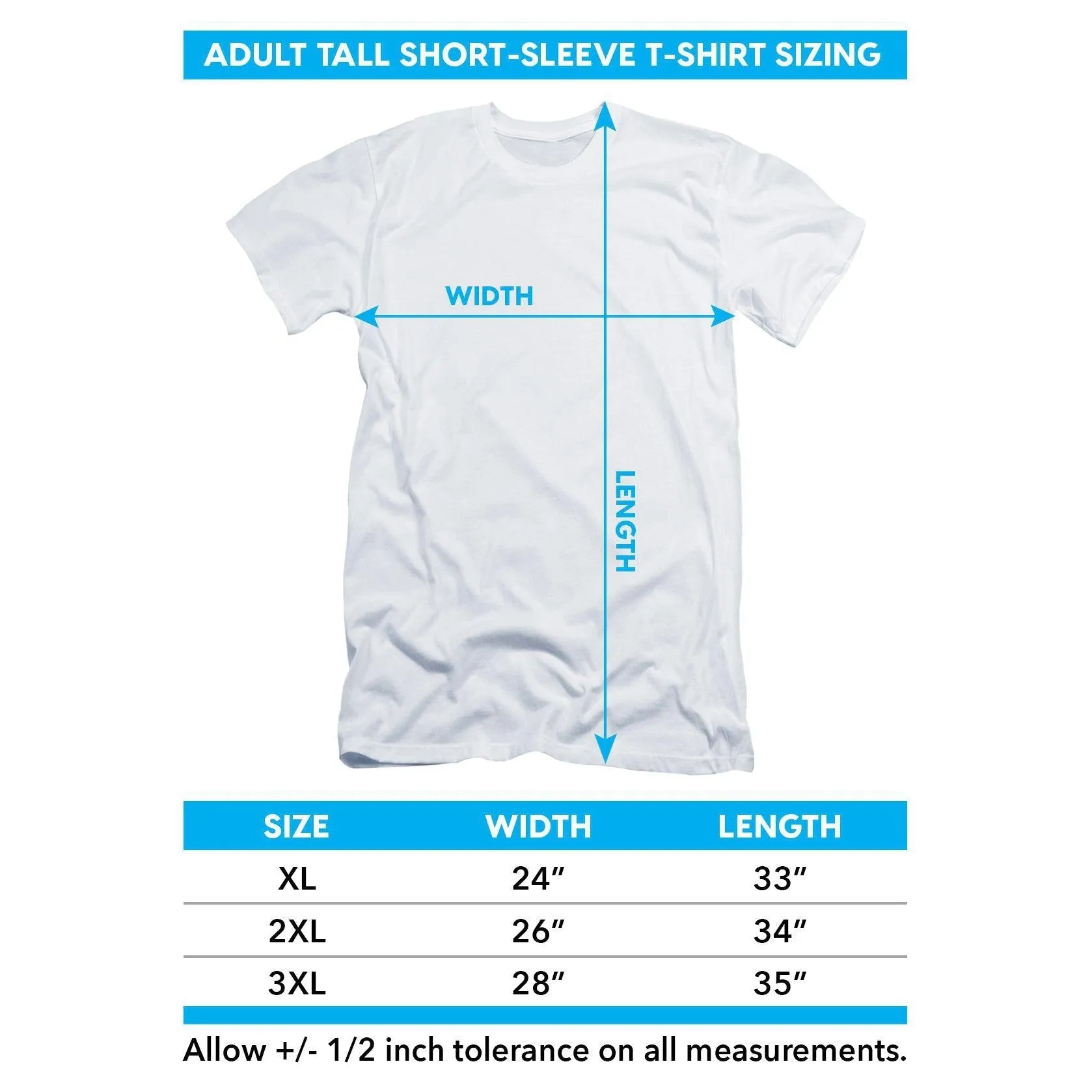 Ford Trucks F-150 American Flag Tall Short-Sleeve T-Shirt