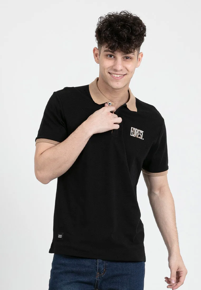Forest Premium Weight Cotton Polo Tee 220gsm Interlock Knitted Polo T Shirt | Baju T Shirt Lelaki - 23903